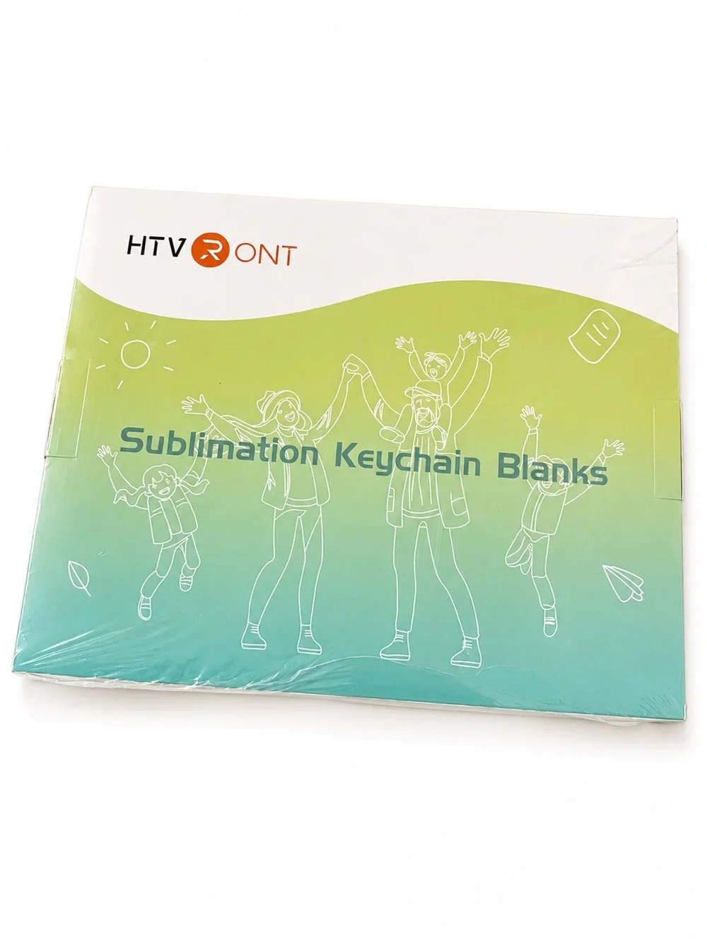 HTVRONT Sublimation Keychain Blanks Assorted Shapes DIY Craft Kit – New